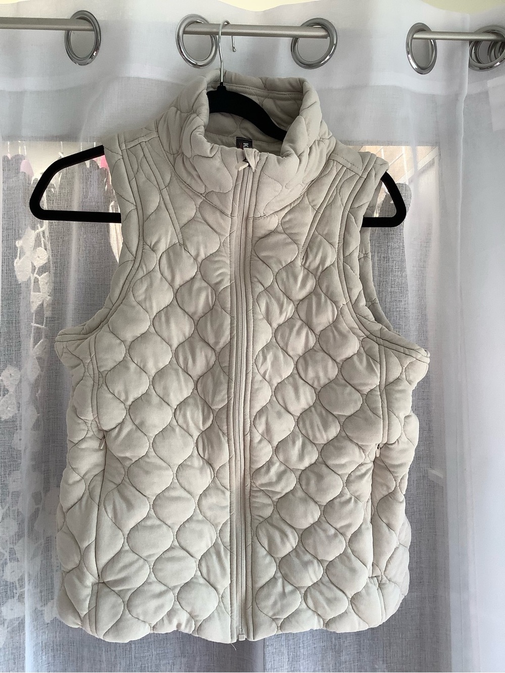Kirkland Signature Quilted Cream Puffer Vest